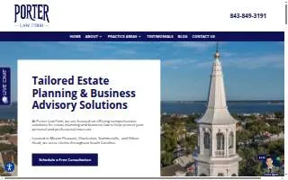 Porter Law Firm website