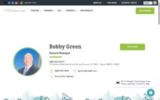 Bobby Green website
