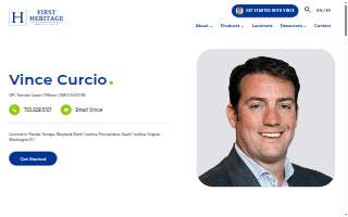 Vince Curcio at First Heritage Mortgage