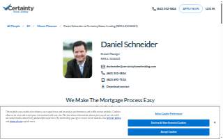 Daniel Schneider at Certainty Home Lending (NMLS #1034241)