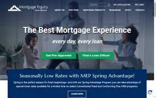 Mortgage Equity Partners - Jay Byars Team of Charleston website