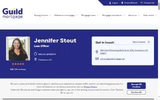 Jennifer Stout - Home Loans with Jenn website