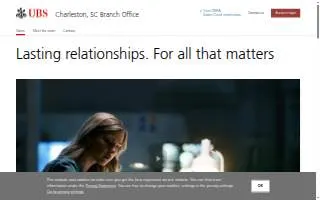 UBS Financial Services Inc. of Mt Pleasant website
