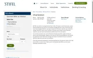 Stifel of Charleston website