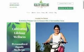 Healthy Roots MD website