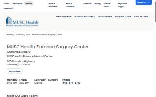 MUSC Health Florence Surgery Center