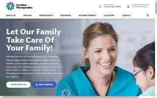 Carolina Therapeutics, PLLC of Fort Mill website