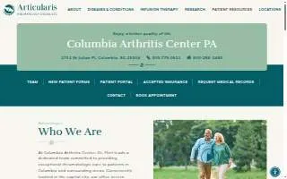 Columbia Arthritis Center Pa website