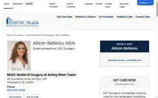 Alison Belleau, MSN website