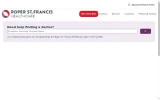 Roper Hospital | Roper St. Francis Healthcare website