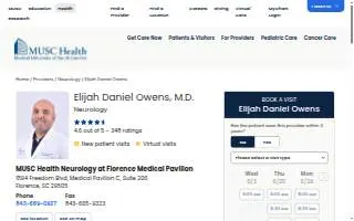 Elijah Daniel Owens, MD website