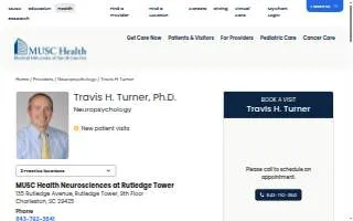 Travis H. Turner, PhD website