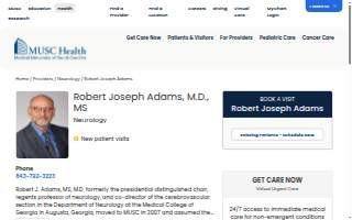 Robert Joseph Adams, MD, MS