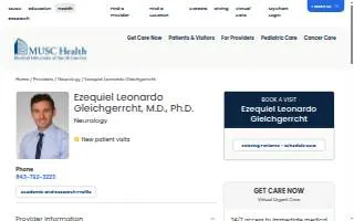 Ezequiel Leonardo Gleichgerrcht, MD, PhD website