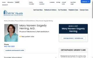Mary Noreen Sagedy Herring, MD website