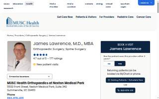 James Lawrence, MD, MBA