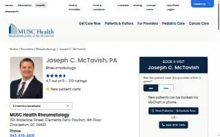 Joseph C. McTavish, PA website