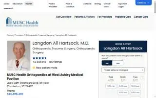 Langdon All Hartsock, MD website