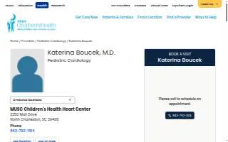 Katerina Boucek, MD website