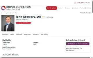 John Stewart, DO website