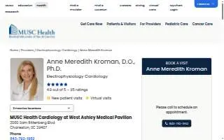 Anne Meredith Kroman, DO, PhD website