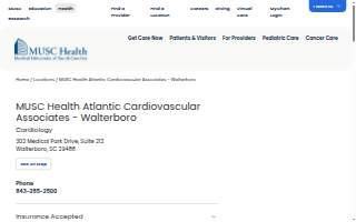 MUSC Health Atlantic Cardiovascular Associates - Walterboro