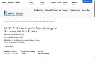 MUSC Children's Health Dermatology at Summey Medical Pavilion