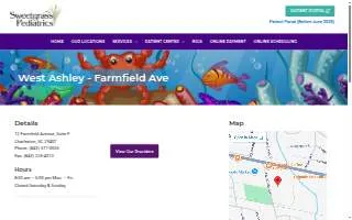 Sweetgrass Pediatrics - West Ashley (Farmfield) website