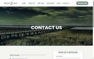 Right2Live Recovery website