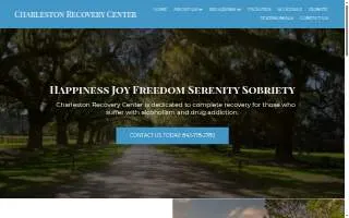 Charleston Recovery Center (Headquarters) website