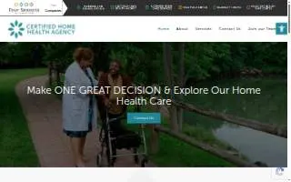 Four Seasons Certified Home Health Agency website