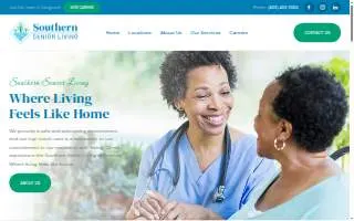 Lake Moultrie Health and Rehab website