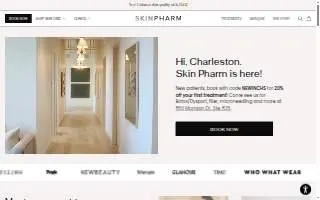 Skin Pharm website