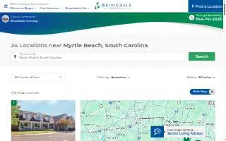 Brookdale West Ashley website