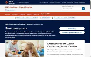 HCA Healthcare Trident Hospital Emergency Room
