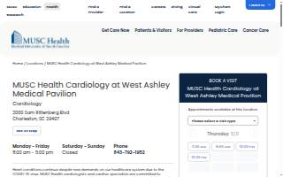 MUSC Health Cardiology at West Ashley Medical Pavilion