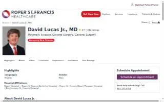 David G. Lucas, MD website