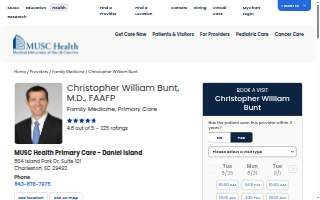 Christopher William Bunt, MD, FAAFP