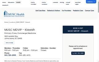 MUSC MDVIP - Kiawah