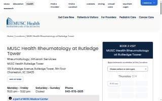 MUSC Health Rheumatology at Rutledge Tower