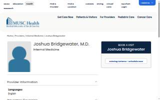 Joshua Bridgewater, MD