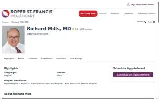 Richard E. Mills, MD website