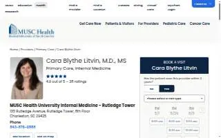 Cara Blythe Litvin, MD, MS website