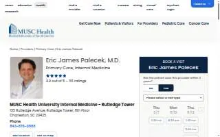 Eric James Palecek, MD website