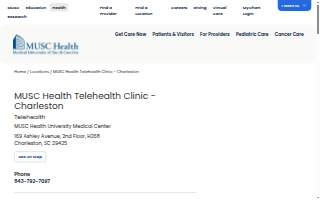 MUSC Health Telehealth Clinic - Charleston