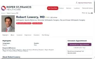 Robert B. Lowery, MD website