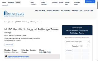 MUSC Health Urology at Rutledge Tower