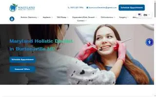 Maryland Holistic Dentist website