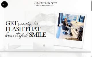 White Haute Teeth Whitening Bar