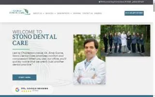 Stono Dental Care website